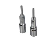 Door lock receiver sleeve. Set of 2. Porsche 356 - PCG53106500/600, PCG53106500, PCG53106600, 64453106800