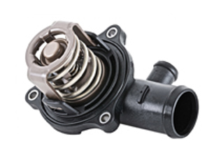 Thermostaathuis waterpomp met inzetstuk en pakking. Porsche 957 Cayenne Diesel - 95510603200