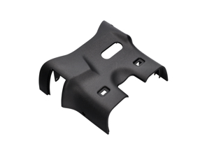 下部转向柱饰板，缎面黑色。保时捷 986 Boxster / 996 Carrera 1997-99 年 - 9965522750201C, 9965522750001C