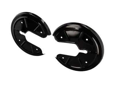 Bremsscheibenabdeckplatten 2er Set HINTEN. Porsche 356C 1964-65 - 69535280110, 695.352.801.10, 695 352 801 10 - SC073, 1664300100, 356003-02