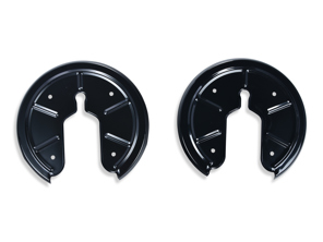 Juego de 2 placas de protección para discos de freno TRASEROS. Porsche 356C 1964-65 - 69535280110, 695.352.801.10, 695 352 801 10 - SC073, 1664300100, 356003-02