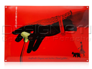 Plaque émaillée Porsche Classic 'kraftvolle Eleganz' - PCG00099918