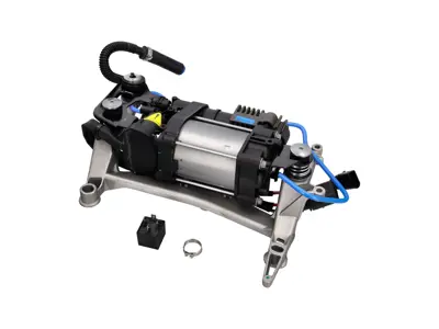 Air suspension compressor. Porsche 958 Cayenne 2011-18 - 95835890100, 95835890101, 95835890102, 958698007, 958698007A - 83600011