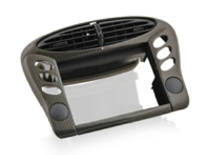 Ventilatieopening in het midden van carbon. Porsche 986 Boxster >>2002 - 00004480148, 00004480087