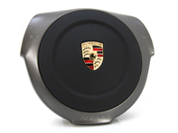 Unità airbag volante sportivo, in Pelle. Porsche 987 Boxster / 987 Cayman / 997.2 - 99780308927A34, 99780308927, 99780308932A34, 99780308922A34