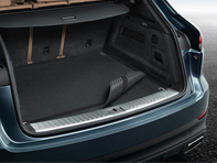 Reversible luggage-compartment mat with Nubuk surround. Porsche Cayenne (9YA) 2018>> - 9Y0044810, 9Y0044810DK4, 9Y0044810OH7, 9Y0044810OS1, 9Y0044810OU6