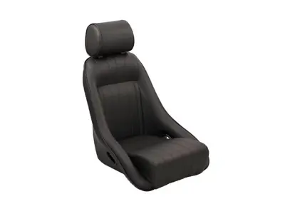 Corbeau Classic Seat. In Black Vinyl. Porsche 911 / 964 / 968 / 944 - 120804, 120804/W
