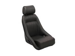 Corbeau Classic Seat. In Black Vinyl. Porsche 911 / 964 / 968 / 944 - 120804, 120804/W