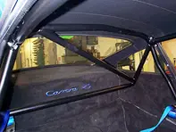 Jaula antivuelco de 6 puntos atornillada con barras de una sola puerta, sin techo corredizo. Porsche 964