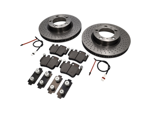 Bremsenpaket mit PAGID Street+ Bremsbelägen für Porsche 996 (1997–2004) - 07B31415, 99635140X01BRE, 99635140X01, 99635108802, 99661236501, 23329, 99635294903, 99735193904, 99635294904, 1663100877, 1663100887, 99635140500, 99635140501, 99635140502, 99635140600, 99635140601, 99635140602, 09C88011, T8028SP2001