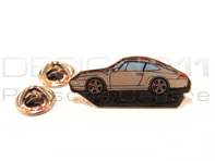 Pin Badge 'Porsche 911 Carrera 4S' White