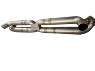 Silenziatore di scarico sportivo bypass x tubo con catalizzatori. Porsche 997.1 turbo - 99711102772 - 9M9711102772