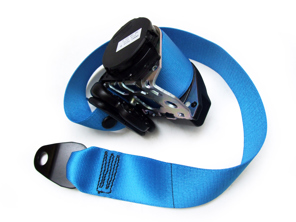 Sicherheitsgurt vorne RIVIERA BLUE. Porsche 964 / 993 - 96480303304H04, 96480303304