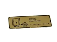 Reihenfolge der Aufkleberbeschriftung. Porsche 928 - 92800610500