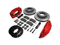 Kit di aggiornamento anteriore per pinza freno e disco 'Big Reds' per Porsche 911 - FVD351964499ALU