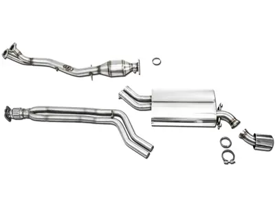 Sportuitlaatsysteem spruitstuk-achter met - katalytische bypass - middendemper bypass Porsche 968 - 94411104111, 94411108112, 94411199111