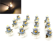 Dashboard LED Lamp Set van 12 B8.4 Vintage Wit - 96463192099