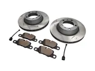 Pack de plaquettes et disques de frein arrière. Porsche Panamera 3.0L Diesel / 4S - 971615601P, 971615602P
