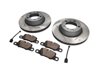 后刹车片和刹车盘套件。保时捷 Panamera 3.0L 柴油/4S