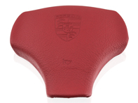 Tapón acolchado para volante en color burdeos. Porsche 968 CS / 964 Speedster - 968347059007LD, 96834705900