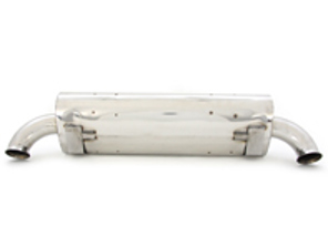 Exhaust Muffler / Silencer Rear box. Porsche 964  DesignTek - 3606009401, 96411104504, 96411104502, 96411104501, 96411104503