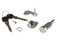 Cerradura de manilla de puerta con cilindro de cerradura y llaves. Porsche 911 1973-86 - 91153194300, 91153194329, 91153194400, 91153194429 - 1687151170, 1687151180