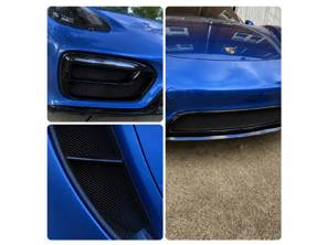 Kühlergrill- und Seitenlüftungsgitter-Set. Porsche 981 Boxster GTS / 981 Cayman GTS - 981GTSplusSideIntake