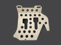 Aluminium vloerplaat bestuurderszijde Porsche 911 coupe 1974-1989 - 91155106304, 91155106300, 91155106302