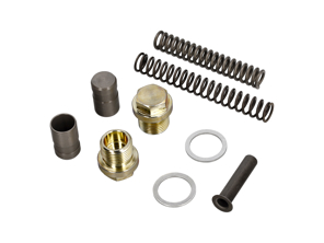 Oliedrukontlastingsventielset. Porsche 911 / 964 / 993 - 93010753301, 99906402601, 90012310630, 93010753101, 90110753101, 91110751200, 99906402602, 90012307130, 90110753100