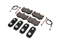 VOOR Remblokken, sensoren, shims kit Porsche 996 Turbo / 996 C4S ABS - 99635194913, 99661236501, 99635108901