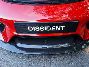 Front Carbon Fibre Splitter Centre Section. Porsche 718 GT4 / GT4 RS - 982807543A0K1, 982807543B0K1 - 718.GT4.25.07PFB