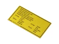 Adhesivo Presión Neumáticos Porsche 944 S2 / 964 - 96470128700 - 1601502700