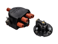 Verdelerkap en rotorarmset. Porsche 944 S / 944 S2 / 968 - 92860221101, 94460221300, 94460221301 - 1235522395, 1234332389