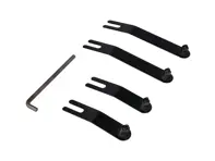 Juego de soportes de sujeción para alfombrillas delanteras. Porsche 944 / 968 - 00004320278