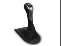 Gearshift Leather with Silver Grip Stem. Porsche  996 / Boxster 986 S - 99642407505EVZ, 99642407505