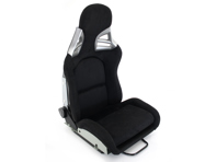 Track Bucket Sportsitz – DTX RECLINE, schwarzes Alcantara – Kratzer auf der Rückseite - 9997809100, 9997809110