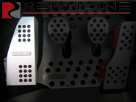 Rennline dode pedaal rubberen grip. Porsche 914 - P52, P4625