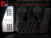 Rennline Dead Pedal Gummigriff. Porsche 914 - P52, P4625