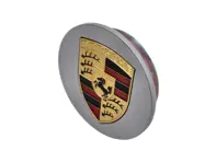 Copriruota con stemma Porsche colorato. Porsche 924/944/964/968/993/996 - 92836103206TTP, 92836103206, 92836103211, 92836103211TPP