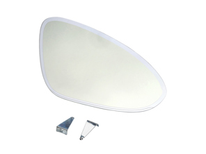Door mirror glass (Convex), Dimmable, Right for LHD. Porsche 971 Panamera / 976 Panamera - 971857522C - ZJ-7143-R