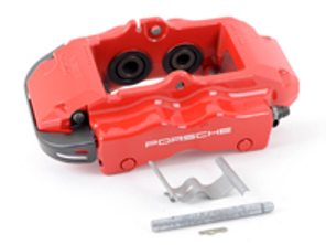 Brake caliper, REAR. Porsche 955 Cayenne Turbo / Cayenne 957 GTS - 95535242151, 95535242251, 95535242150, 95535242250