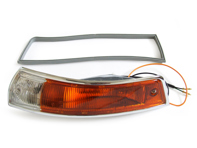 Anzeigeeinheit mit Linse & Dichtung (SWB). Porsche 911/912 1965-68 - 90163140100, 90163140200 - 15847S, 15847D