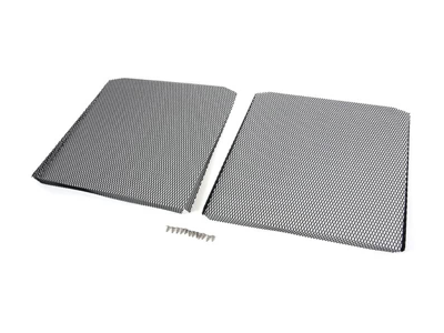 3-delige grille-gaasset voor de voorzijde - Aluminium radiatorbeschermers. Porsche 992-1 Carrera / GTS 2019-2024 - 992815215BOK1, 992815216BOK1, 992815217DOK1, 992815217EOK1 - E100613112, E100613212, E10061 3112, E1006 13212