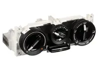 Heating control panel on dashboard panel, Satin Black. Porsche 986 Boxster >>2001 - 9965721010001C