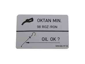 Carburante con numero di ottano 98. Carburante senza piombo per Porsche 964 Carrera RS / 968. - 92800611719 - PAK98