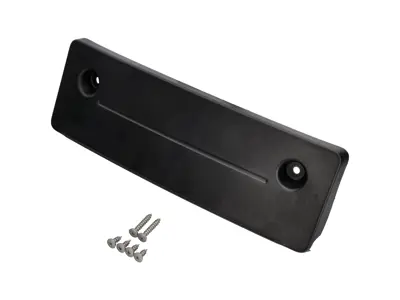 Kennzeichenhalter-Montagesatz vorn, schwarz. Porsche 981 Boxster / Cayman 2012-16 - 981701051181E0