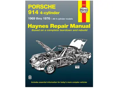 Porsche 914 (1969 - 1976) - Manuel de réparation Haynes (États-Unis) - 80025, 9780856962394