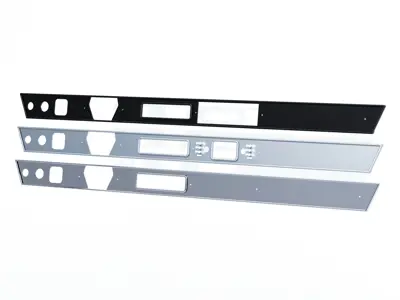 Armaturenbrett Aluminium Zierrahmen. Porsche 911 (G-Modell) 1974-89 - 91155204110