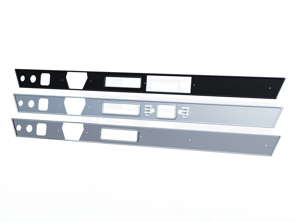 仪表板铝制装饰框架。保时捷 911（G 型）1974-89 年 - 91155204110
