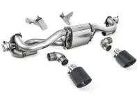 Silencieux arrière sport Milltek avec finitions en carbone. Porsche 718 Cayman GT4 / Boxster GTS 4.0 L - 982251053E, 982251053K, 982251053F, 982251053H, 982251053D, 982251053G - SSXPO161